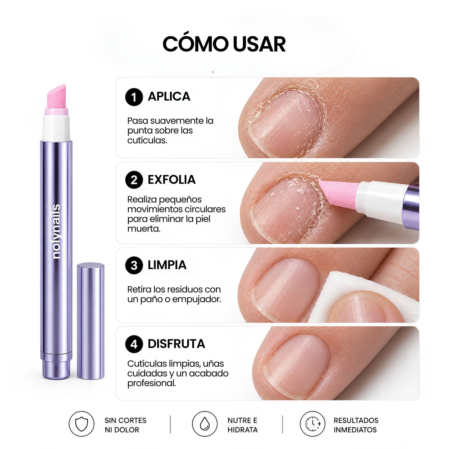 3-in-1 Nagelhautstift