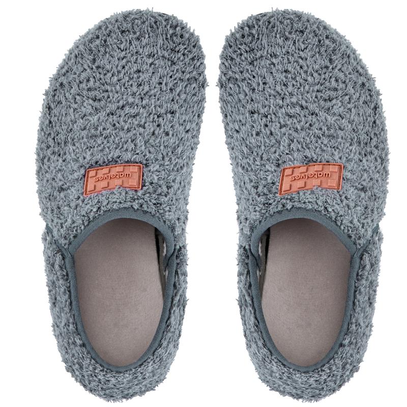 Fuzzy Sock Slippers – Dark Gray