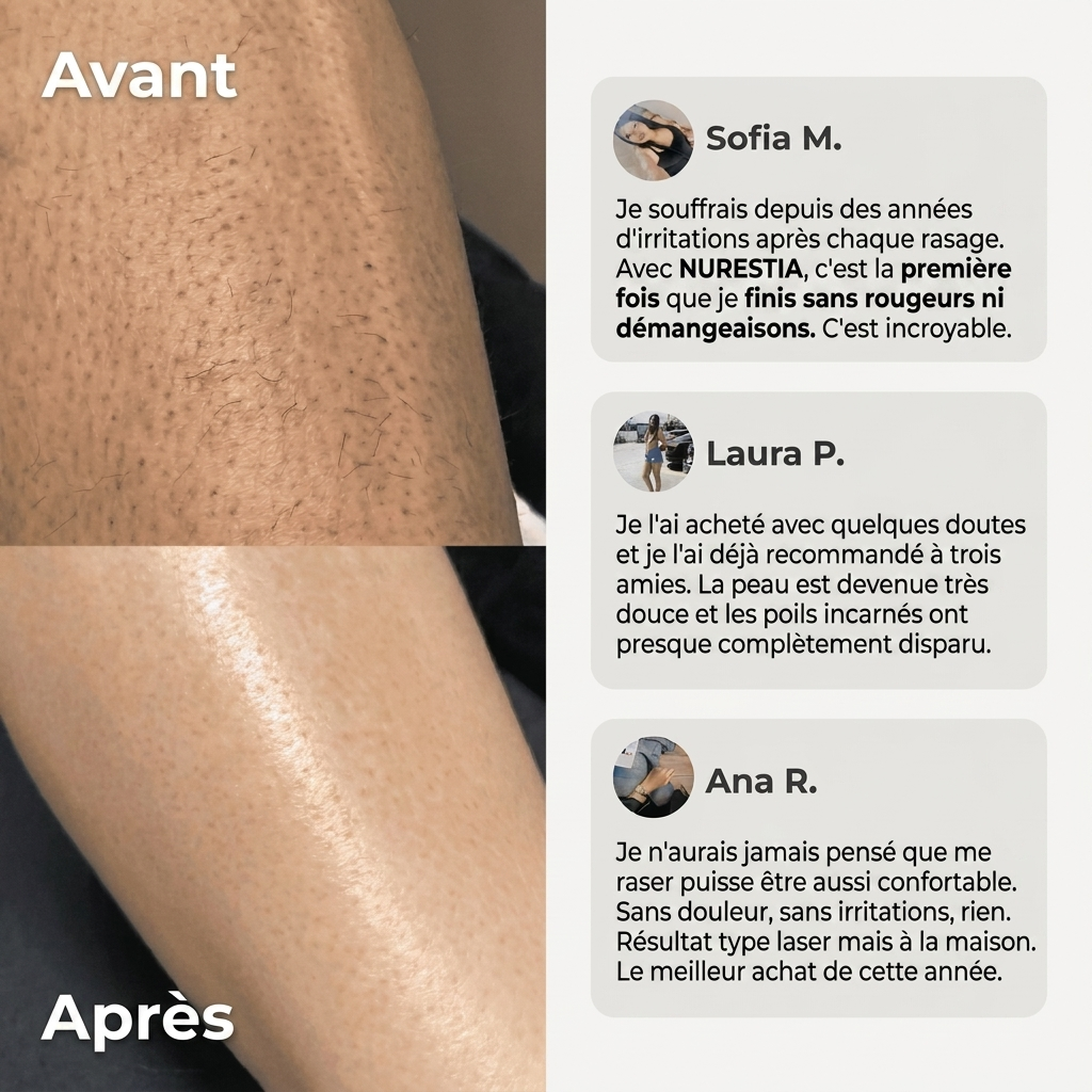Rasoir 2-en-1 pour le maillot et le corps Nurestia™