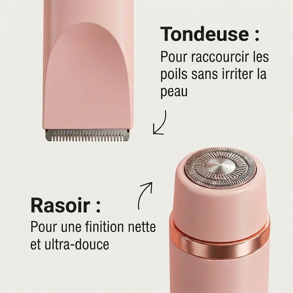 Rasoir 2-en-1 pour le maillot et le corps Nurestia™
