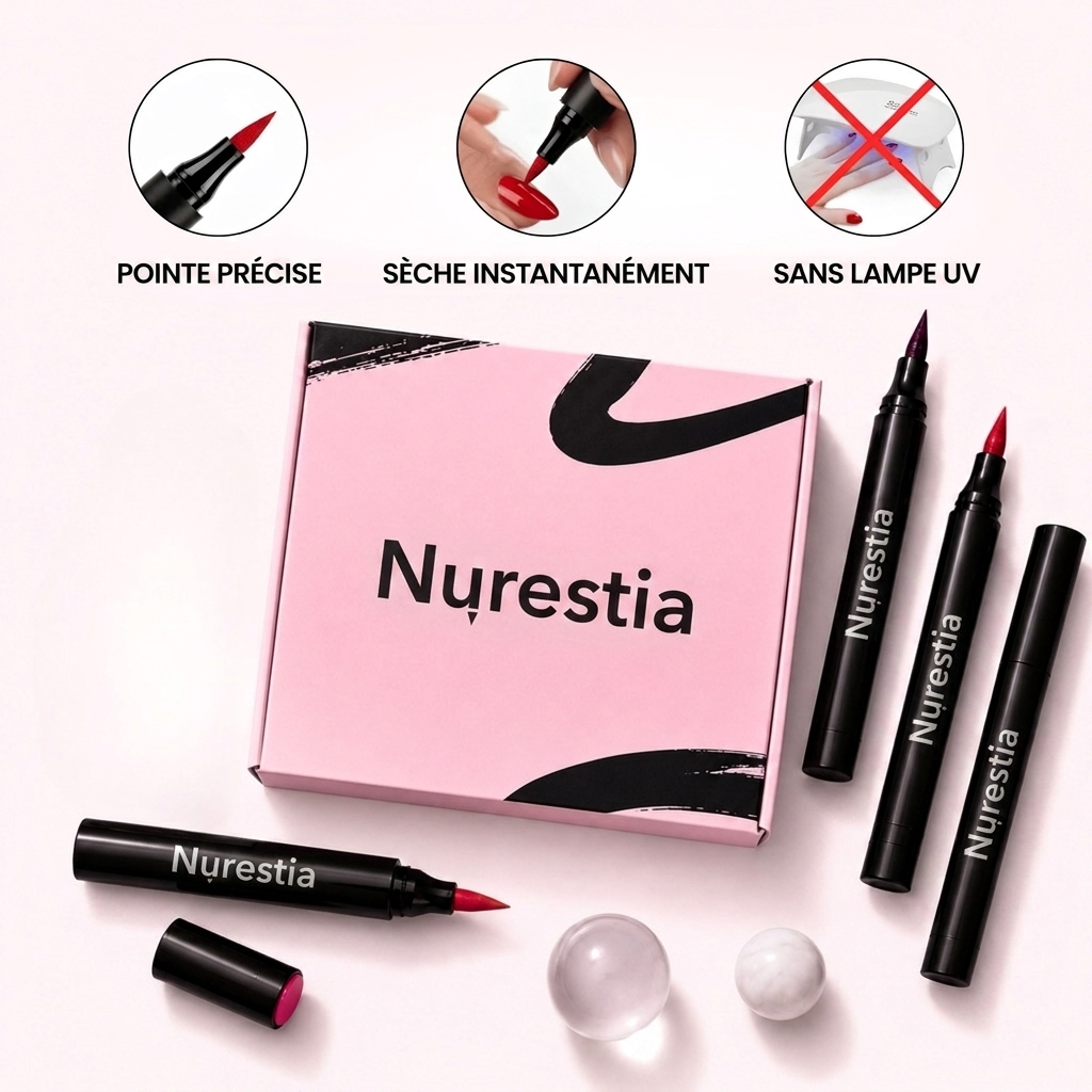 5 stylos vernis à ongles sans lampe UV | Nurestia™