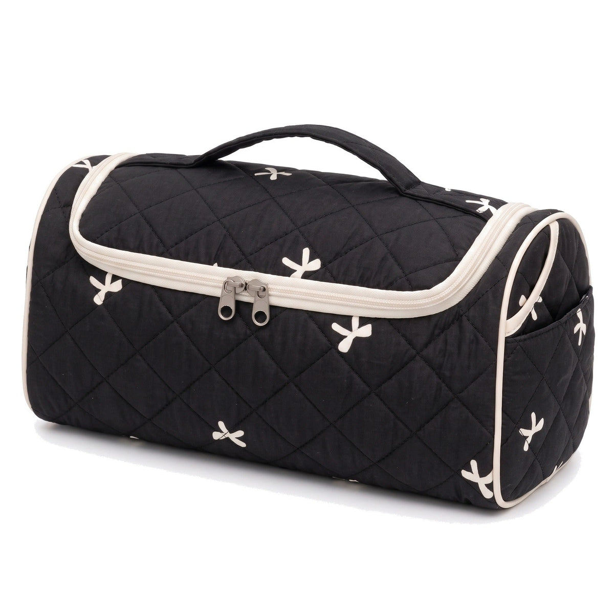 Wrappy hair tool bag in Black Bow